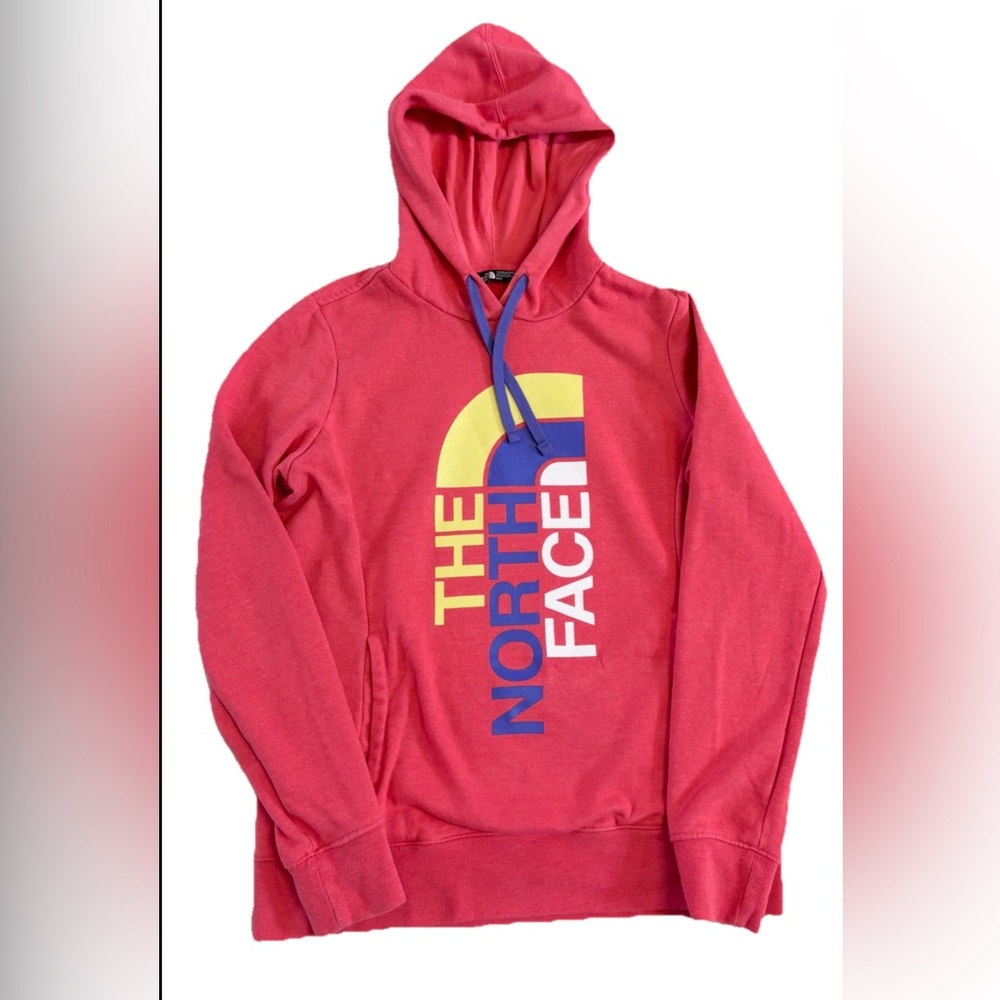 The North Face Half Dome Pullover
Graphic Hoodie Salmon Size Medium